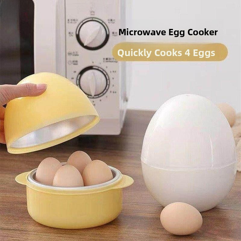 Kitchen Appliances Essentials - Белая компактная микроволновая яйцеварка: незаменимый кухонный