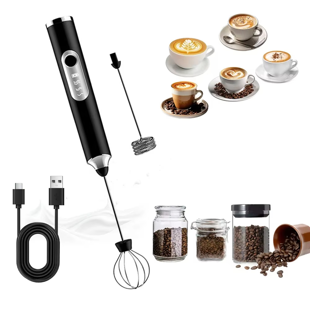 Kitchen Appliances Essentials - Электрический ручной мини-миксер для взбивания молока,